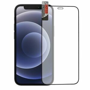 Ochranné sklo Q sklo iPhone 12/12 Pro (6.1) celotvárové - čierne (full glue) vyobraziť