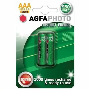 AgfaPhoto prednabitá batéria AAA, 950mAh, 2ks vyobraziť