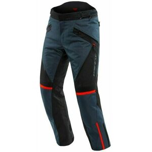 Dainese Tempest 3 D-Dry Ebony/Black/Lava Red 58 Štandard Textilné nohavice vyobraziť