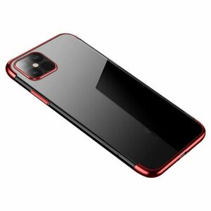 MG Clear Color silikónový kryt na iPhone 12 Pro Max, červený vyobraziť