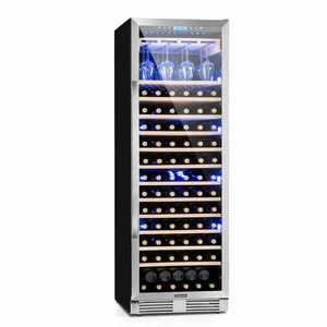 Klarstein Vinovilla Grande, veľkoobjemová vinotéka, chladnička, 425l, 165 fl., 3-farebné LED osvetlenie vyobraziť