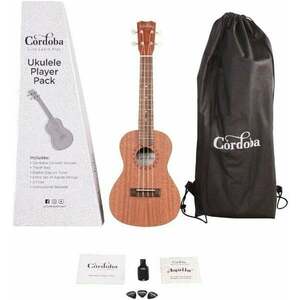 Cordoba Ukulele Player Pack Concert Koncertné ukulele Natural vyobraziť