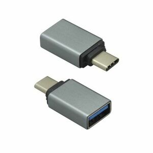 Adaptér Metal OTG USB-C/USB Čierny vyobraziť