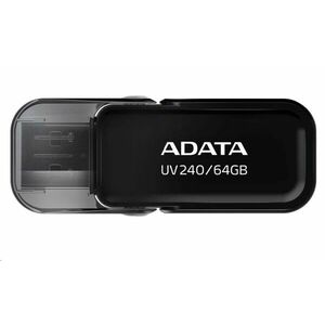 ADATA Flash Disk 64GB UV240, USB 2.0 Dash Drive, čierna vyobraziť