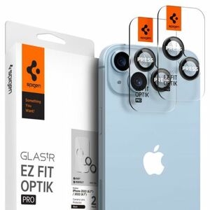 Spigen Optik.Tr 2x ochranné sklo na kameru na iPhone 14/14 Plus, čierne (AGL05213) vyobraziť