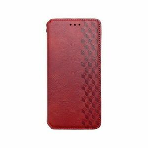 Puzdro Pattern Book Samsung Galaxy S22 Ultra - červené vyobraziť
