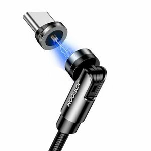 Joyroom magnetický kábel USB / USB-C 2.4A 1.2m, čierny (S-1224X2 C black) vyobraziť