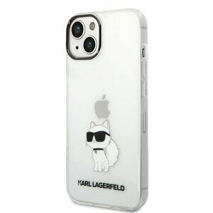 Puzdro Karl Lagerfeld IML Choupette NFT iPhone 14 Plus - transparentné vyobraziť