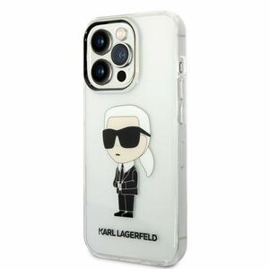 Puzdro Karl Lagerfeld IML Ikonik NFT iPhone 14 Pro - transparentné vyobraziť