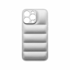 mobilNET silikónové puzdro iPhone 14 Pro Max, strieborné, Puff vyobraziť