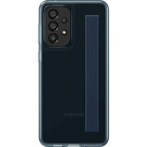 Puzdro Samsung originál polopriehľadný zadný kryt s pútkom Galaxy A33 5G - čierne vyobraziť
