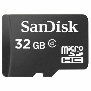 SANDISK MICRO SDHC CARD 32GB CL4, SDSDQM-032G-B35 vyobraziť
