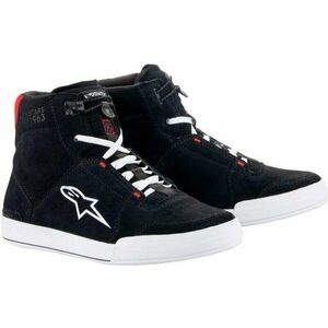 Alpinestars Chrome Shoes Black/White/Bright Red 43 Topánky vyobraziť