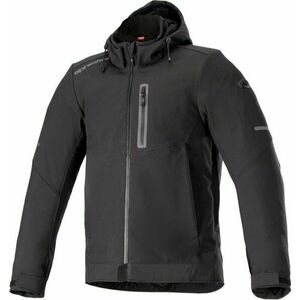 Alpinestars Neo Waterproof Hoodie Black/Black L Textilná bunda vyobraziť
