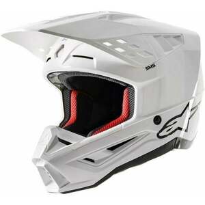 Alpinestars S-M5 Solid Helmet White Glossy M Prilba vyobraziť