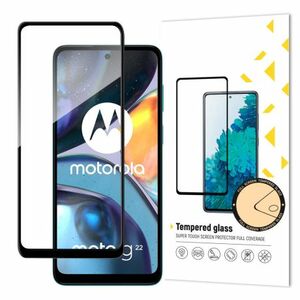 MG Full Glue Super Tough ochranné sklo na Motorola Moto G22, čierne vyobraziť