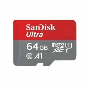 SANDISK ULTRA MICROSDXC 64 GB + SD ADAPTER 140 MB/S A1 CLASS 10 UHS-I vyobraziť