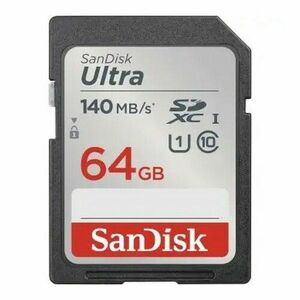 SANDISK ULTRA 64 GB SDXC MEMORY CARD 140 MB/S vyobraziť