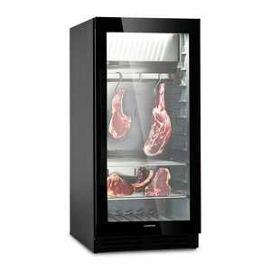 Klarstein Steakhouse Pro 233 Onyx, chladnička na zrenie mäsa, 1 zóna, 233 litrov, 1-25°C, dotykový displej, panoramatické okno vyobraziť