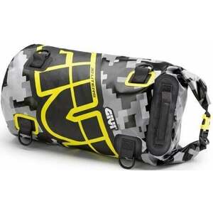 Givi EA114CM Waterproof Cylinder Seat Bag 30L Camo/Grey/Yellow Taška vyobraziť