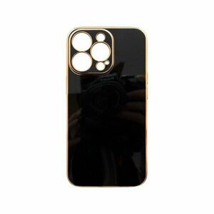 mobilNET silikónové puzdro iPhone 13 Pro, čierna, Glam vyobraziť