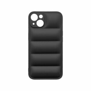 mobilNET silikónové puzdro iPhone 13, čierne, Puff vyobraziť