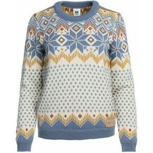 Dale of Norway Vilja Womens Knit Sweater Off White/Blue Shadow/Mustard XS Sveter vyobraziť