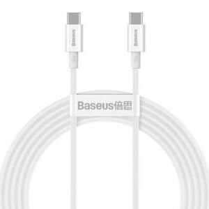 Baseus CATYS-C02 Superior Fast Charging Datový Kabel USB-C - USB-C 100W 2m White vyobraziť