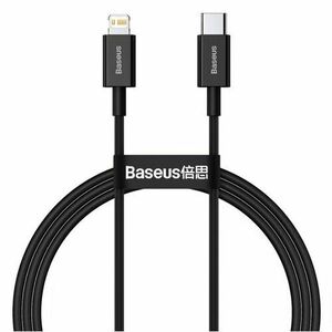 Baseus CATLYS-A01 Superior Fast Charging Datový Kabel USB-C to Lightning 20W 1m Black vyobraziť