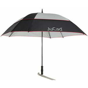 Jucad Umbrella Windproof With Pin Black/Silver/Red vyobraziť