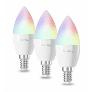 TechToy Smart Bulb RGB 4, 4W E14 3pcs set vyobraziť