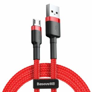 Baseus Cafule kábel USB / micro USB QC 3.0 1m, červený (CAMKLF-B09) vyobraziť