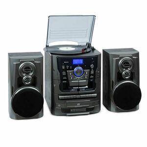 Auna 388 Franklin DAB+, stereo systém, gramofón, prehrávač na 3 CD, BT, prehrávač na kazety, AUX, USB port vyobraziť