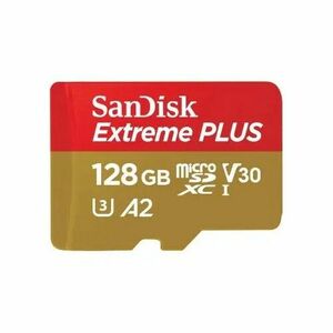 SANDISK EXTREME PLUS MICROSDXC 128 GB + SD ADAPTER vyobraziť