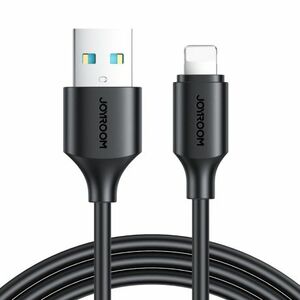 Joyroom Fast Charging kábel USB / Lightning 2.4A 2m, čierny (S-UL012A9) vyobraziť