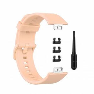BStrap Silicone remienok na Huawei Watch Fit, sand pink (SHU005C06) vyobraziť