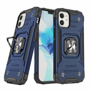 MG Ring Armor plastový kryt na iPhone 14 Plus, modrý vyobraziť