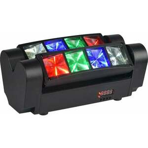 Light4Me Spider MKII Turbo LED 8x3W RGBW Svetelný efekt vyobraziť