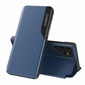 MG Eco Leather View knižkové puzdro na Samsung Galaxy S23 Ultra, modré vyobraziť