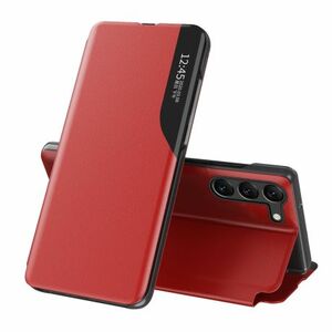 MG Eco Leather View knižkové puzdro na Samsung Galaxy S23 Plus, červené vyobraziť