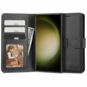 Tech-Protect Wallet puzdro na Samsung Galaxy S23 Ultra, čierne vyobraziť