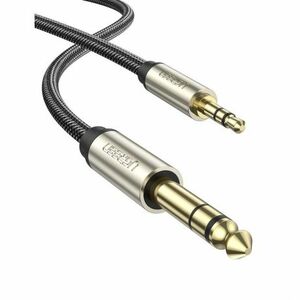 Ugreen AV127 audio kábel 3.5mm mini jack - 6.35mm jack M/M 2m, sivý (10628) vyobraziť