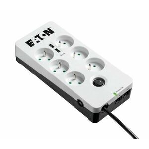 Eaton Protection Box 6 Tel @ USB FR, prepäťová ochrana, 6 zásuviek, 2x USB nabíjačka, 1m vyobraziť