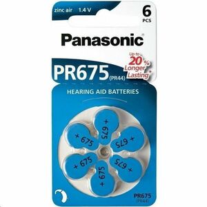 PANASONIC Zinkovzduchová batéria PR-675(44)/6LB AA 1, 2V (Blister 4ks) vyobraziť