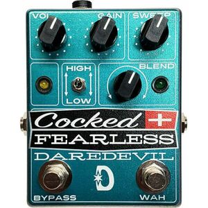 Daredevil Pedals Cocked & Fearless Wah-Wah pedál vyobraziť