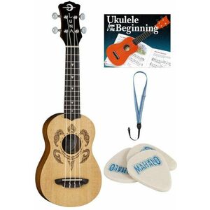 Luna UKE-HONU-SPR SET Sopránové ukulele Hawaiian Turtle Design vyobraziť