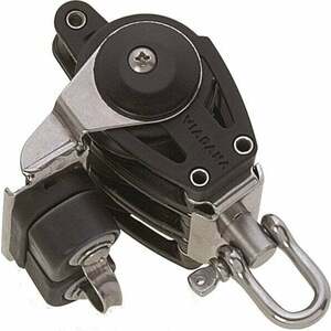 Viadana 38mm Composite Triple Block Swivel with Shackle and Becket - Carbon Cam Cleat vyobraziť