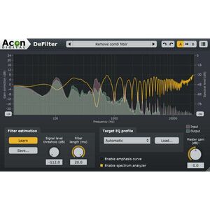 Acon Digital DeFilter (Digitálny produkt) vyobraziť