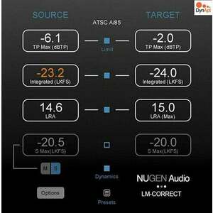 Nugen Audio LM-Cor w DynApt (Extension) (Digitálny produkt) vyobraziť
