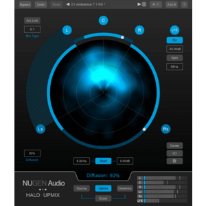 Nugen Audio Halo Upmix (Digitálny produkt) vyobraziť